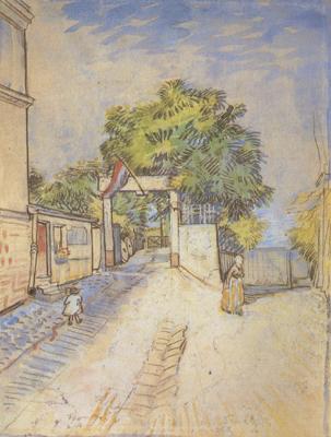 Vincent Van Gogh The Entrance of a Belvedere (nn04) Germany oil painting art